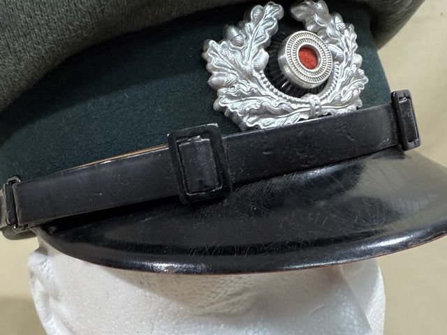 Original WWII German Heer (Army) Pioneer EM/NCO's Visor Cap — image 7