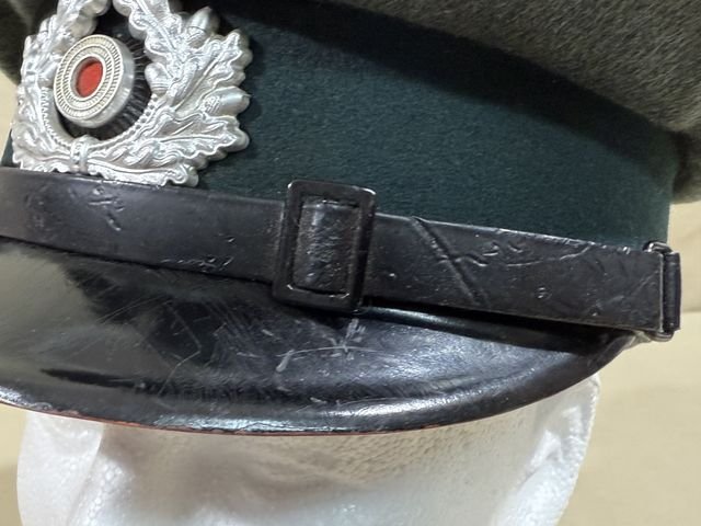 Original WWII German Heer (Army) Pioneer EM/NCO's Visor Cap — image 8