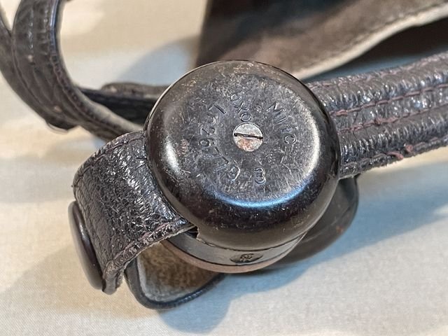 Original WWII German Luftwaffe Summer Flight Helmet, Early Example — image 12