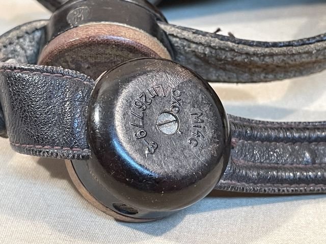 Original WWII German Luftwaffe Summer Flight Helmet, Early Example — image 21