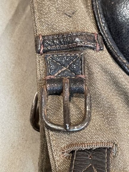 Original WWII German Luftwaffe Summer Flight Helmet, Early Example — image 22