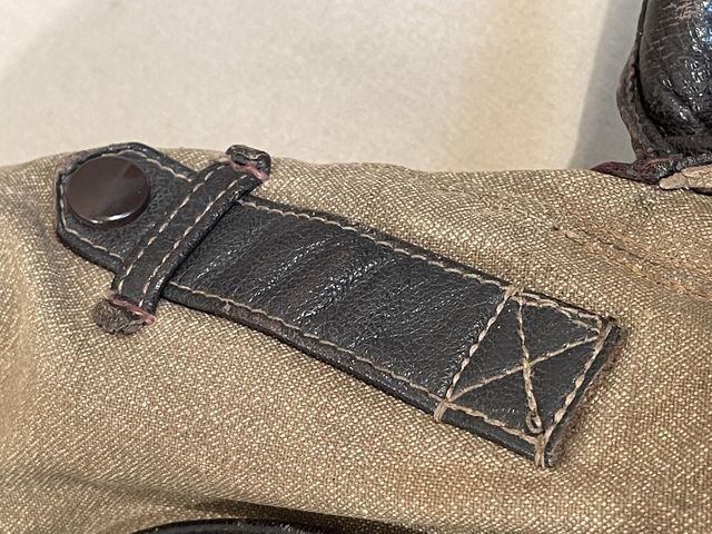 Original WWII German Luftwaffe Summer Flight Helmet, Early Example — image 25