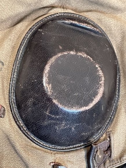 Original WWII German Luftwaffe Summer Flight Helmet, Early Example — image 26