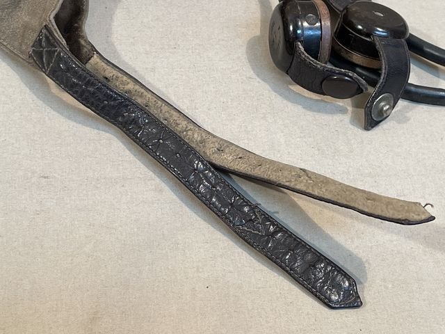 Original WWII German Luftwaffe Summer Flight Helmet, Early Example — image 28