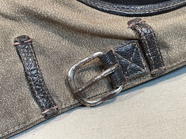 Original WWII German Luftwaffe Summer Flight Helmet, Early Example — image 34