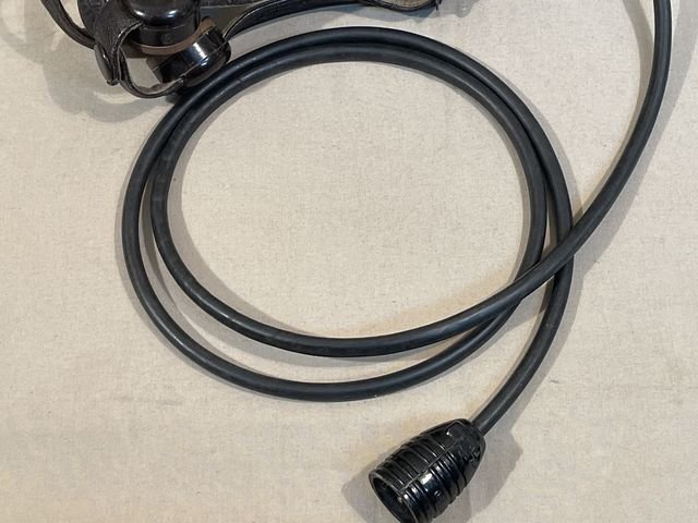 Original WWII German Luftwaffe Summer Flight Helmet, Early Example — image 4