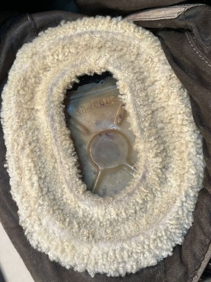 Original WWII German Luftwaffe Summer Flight Helmet, Early Example — image 42