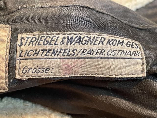 Original WWII German Luftwaffe Summer Flight Helmet, Early Example — image 45