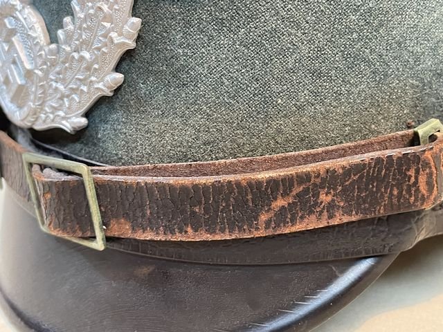 Original 1937 German Schutzpolizei NCO's Shako, COMPLETE! — image 12