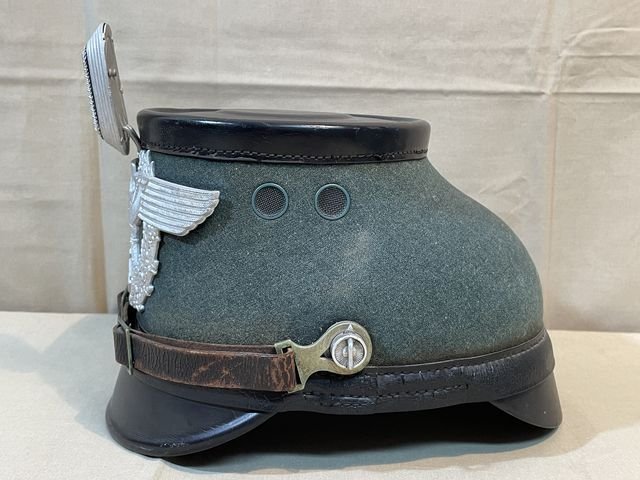 Original 1937 German Schutzpolizei NCO's Shako, COMPLETE! — image 15