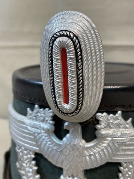 Original 1937 German Schutzpolizei NCO's Shako, COMPLETE! — image 3