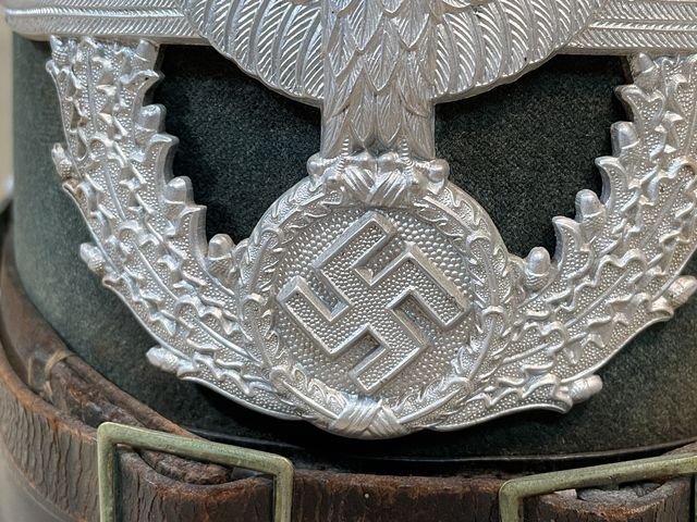 Original 1937 German Schutzpolizei NCO's Shako, COMPLETE! — image 6
