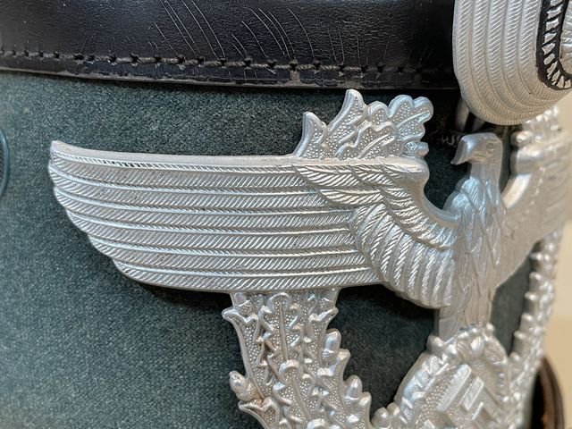 Original 1937 German Schutzpolizei NCO's Shako, COMPLETE! — image 8