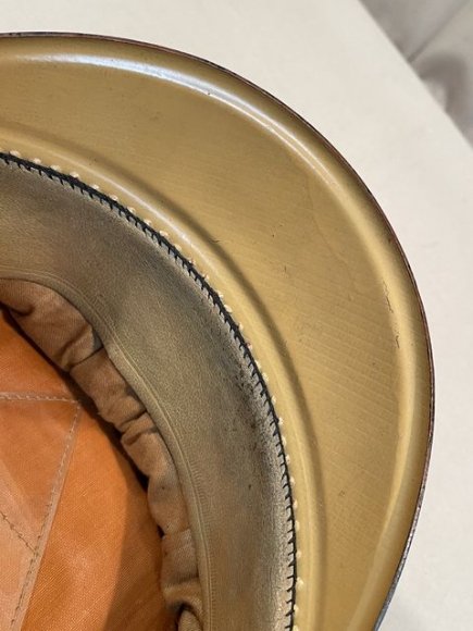 Original Nazi Era German Fire Police NCO's Visor Hat, Feuerschutzpolizei — image 18