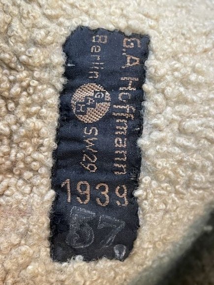 Original WWII German Luftwaffe Winter Flight Helmet, 1939 Size 57 — image 30