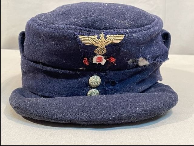 Original Nazi Era German Reichspost M43 Cap, Uncleaned