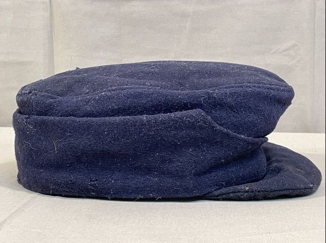 Original Nazi Era German Reichspost M43 Cap, Uncleaned — image 14