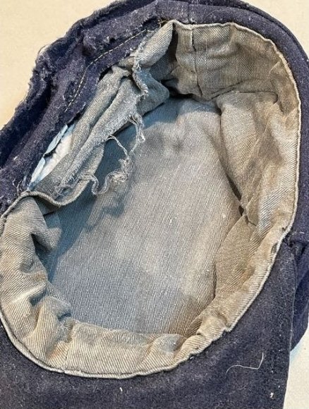 Original Nazi Era German Reichspost M43 Cap, Uncleaned — image 19