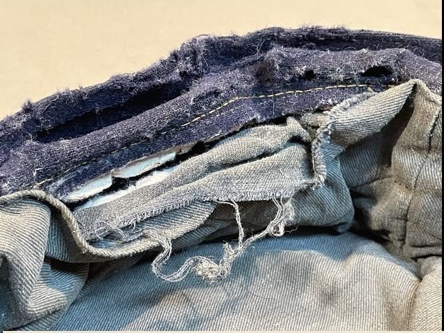 Original Nazi Era German Reichspost M43 Cap, Uncleaned — image 20