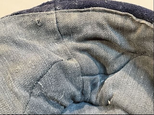 Original Nazi Era German Reichspost M43 Cap, Uncleaned — image 25