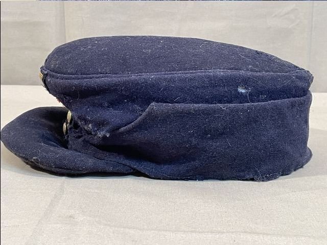 Original Nazi Era German Reichspost M43 Cap, Uncleaned — image 8