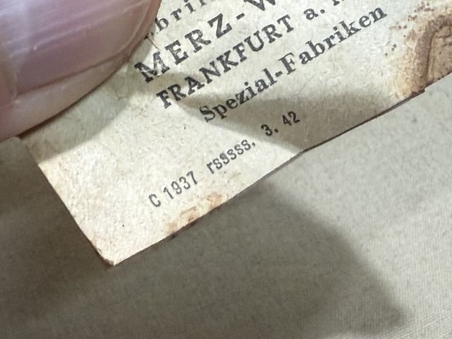 Original WWII German Sun Goggles with Brown Frames & Instructions, UNISSUED — image 11