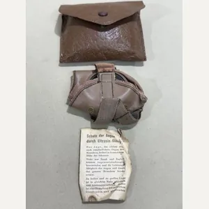Original WWII German Sun Goggles with Brown Frames & Instructions, …