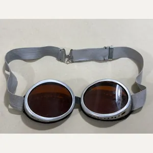 Original WWII German Tinted Goggles, Aluminum