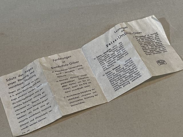 Original WWII German Sun Goggles with Gray Frames, UNISSUED!!! — image 14