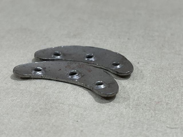 Original WWII German Toe Plates, Pair — image 3