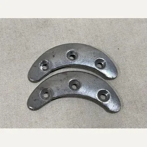 Original WWII German Toe Plates, Pair