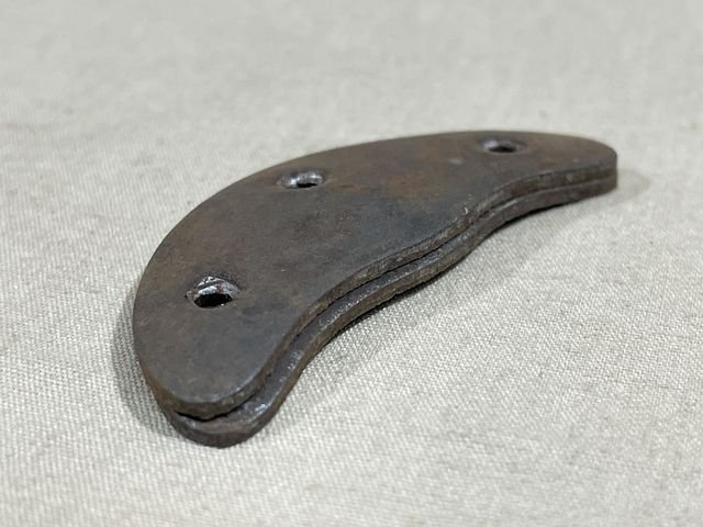 Original WWII German Boot Toe Plates, Pair, SIZE 1 — image 3