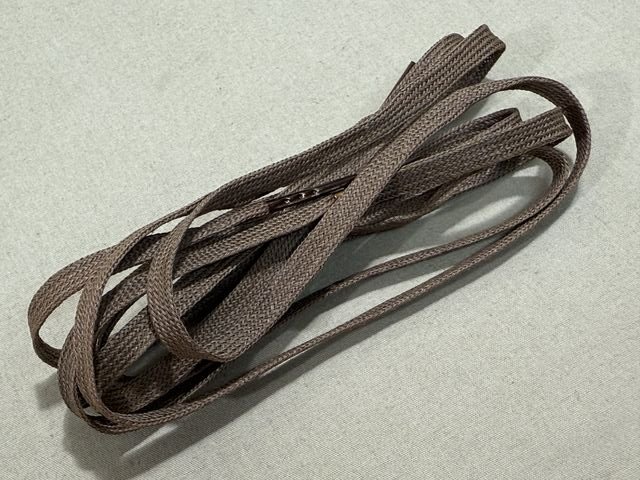 HOLD! Original WWII German BROWN 80cm Shoe Laces, Pair — image 2