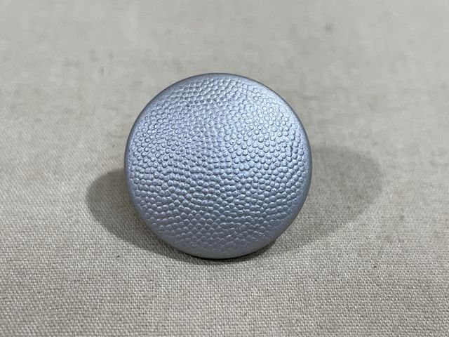 Original WWII German 19mm Pebbled Button, Silver