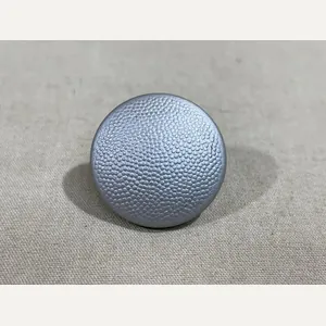 Original WWII German 19mm Pebbled Button, Silver