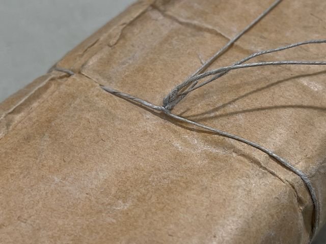 Original WWII Era German Pack of Tan Shoe Laces, 1 Gross — image 11