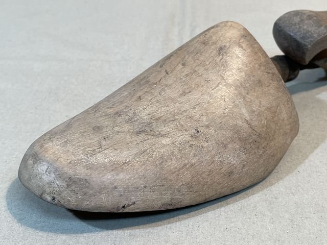 Original WWII Era German Adjustable Boot or Shoe Trees, Mis-Matched Pair — image 11