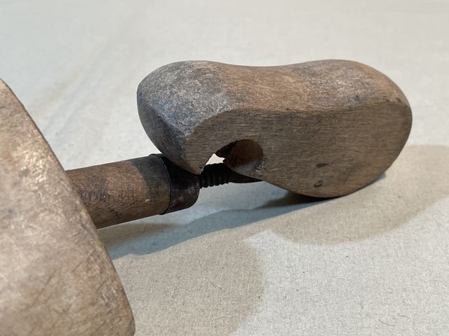 Original WWII Era German Adjustable Boot or Shoe Trees, Mis-Matched Pair — image 12