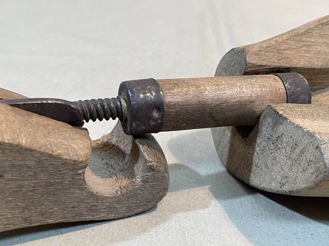 Original WWII Era German Adjustable Boot or Shoe Trees, Mis-Matched Pair — image 14