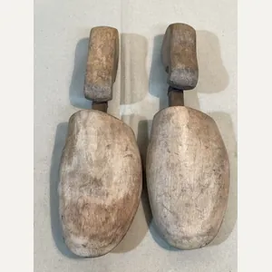 Original WWII Era German Adjustable Boot or Shoe Trees, Mis-Matched …