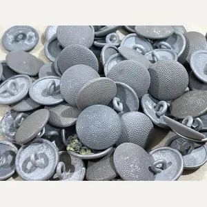 Original WWII German Pebbled Tunic Button, Brownish Colored