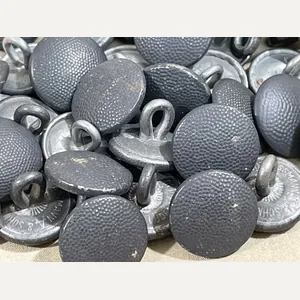 Original WWII German Pebbled Tunic Button, Luftwaffe Blue