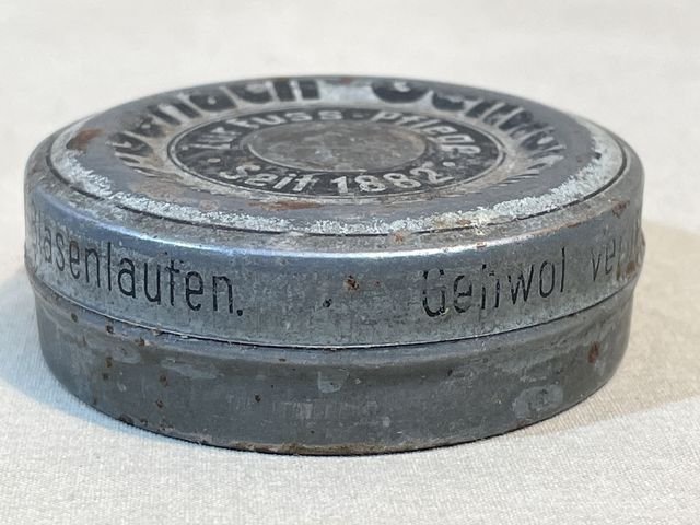 Original WWII Era German Gerlach's Gehwol Boot Preservative — image 8