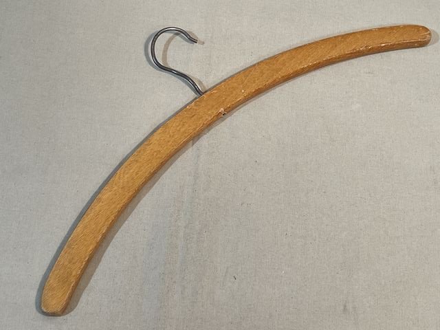 Original WWII Era German Wooden Clothes Hanger, Elite — image 5