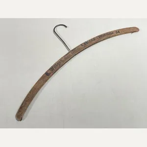 Original WWII Era German Wooden Clothes Hanger, B. Wittges