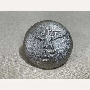 Original Nazi Era German NSDAP Silver Tunic Button, 21mm