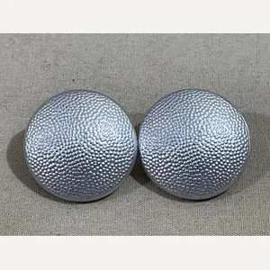 Original WWII German SILVER Pebbled Tunic Buttons, UNUSED 21mm Set …