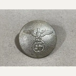 Original Nazi Era German NSDAP/Political Overseas Cap Button, 21mm