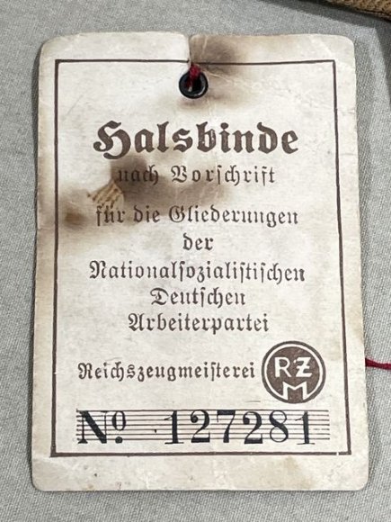 Original Nazi Era German NSDAP/SA Neck Cravat — image 3