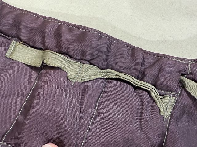Original WWII German Luftwaffe Thermal Quilted Pants Liner — image 11